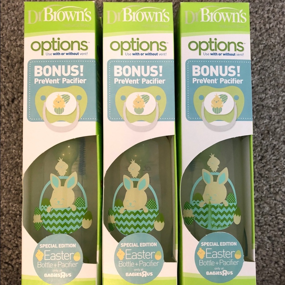 🔥24HourSale🔥$30 each 🐇EASTER Limited Ed. DR. BROWN’S Bottle